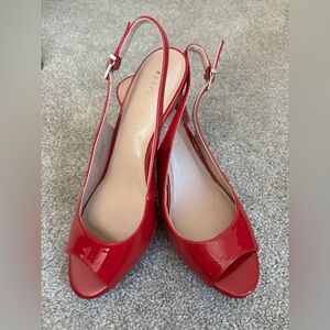 Kelly & Katie Red Patent Leather Pumps